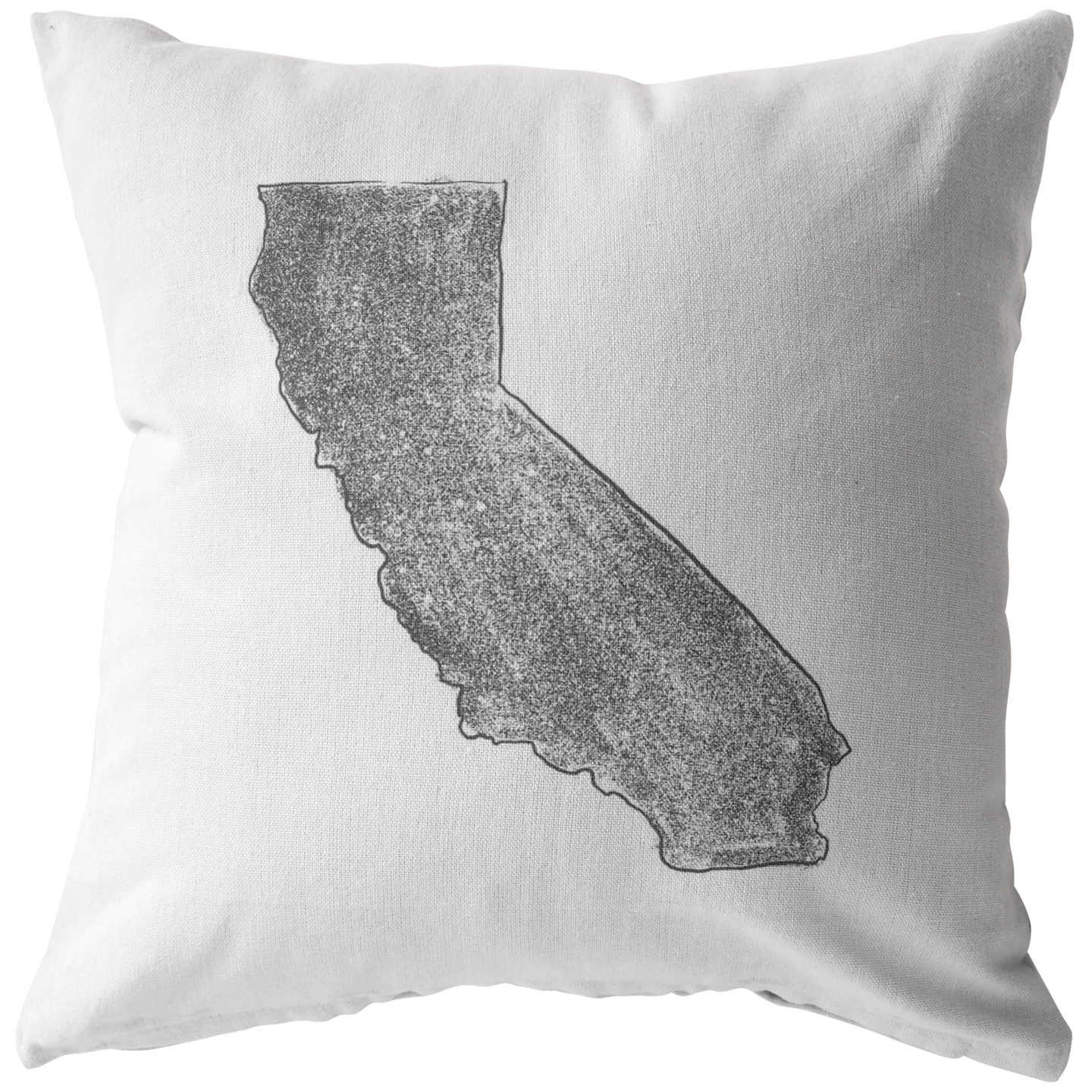 California Dreamin' Throw Pillow - Charcoal - The Coffee Catalyst