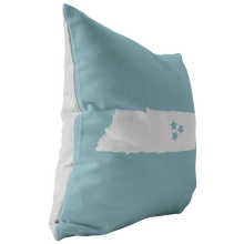 Tennessee Stars Throw Pillow - Light Blue - The Coffee Catalyst
